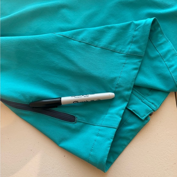 Patagonia Womens jacket Traverse Softshell Full Zip Lightweight Teal Blue M - Picture 13 of 14